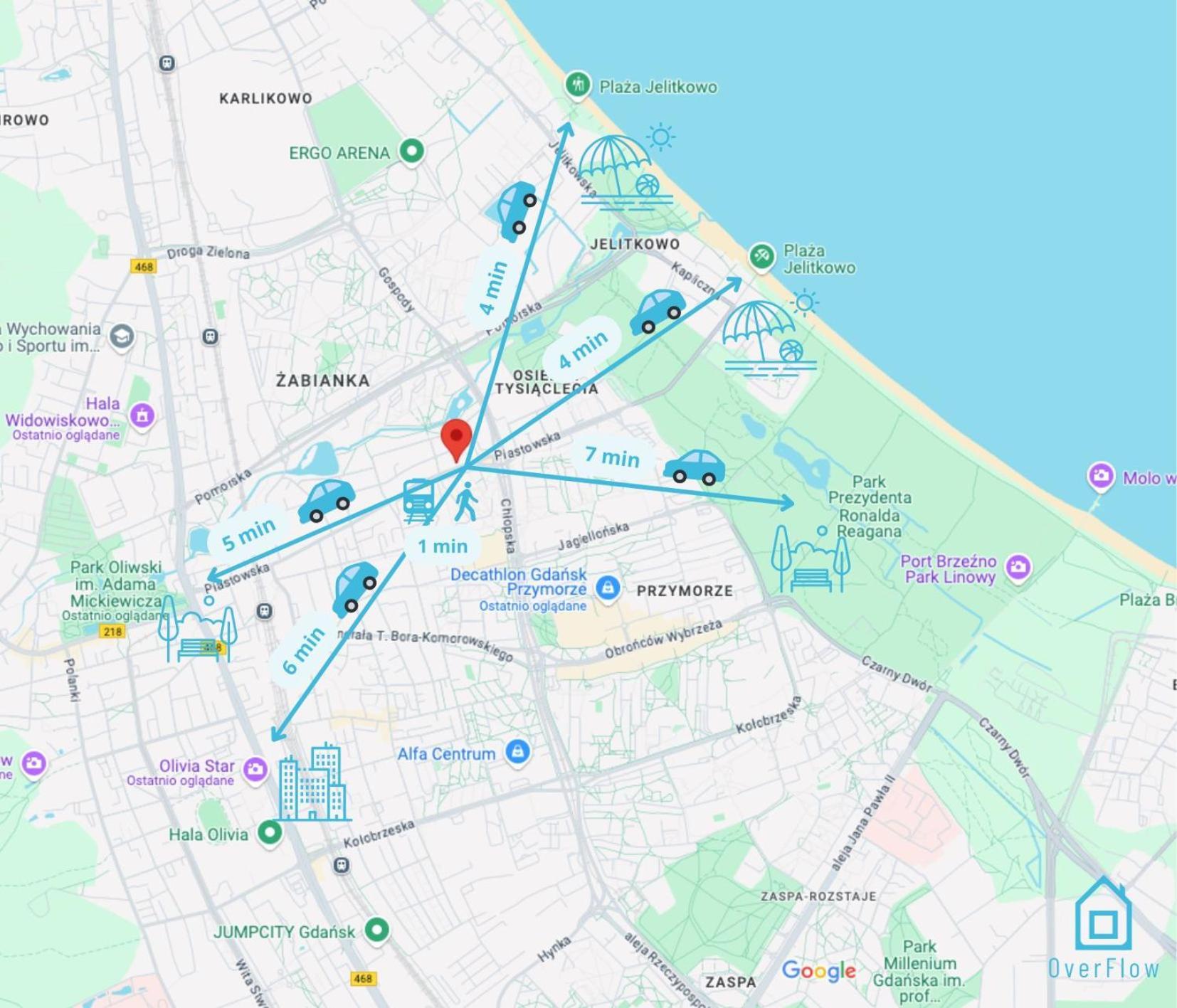 Movie - Charming Place, 15 Minutes To Old Town & 5 Minutes To Seaside Проживання в сім'ї *